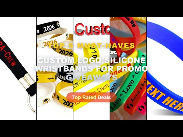 Best Custom Logo Silicone Wristbands For Promo Giveaways on AliExpress | Review - 50 1000pcs Custom