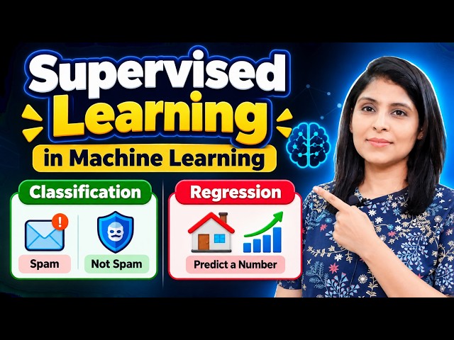 Supervised Learning Explained with Examples | Classification vs Regression