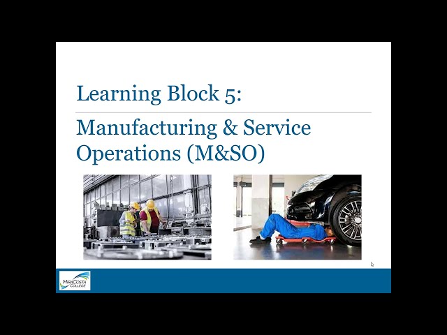 LB5 Manufacturing and Service Operations