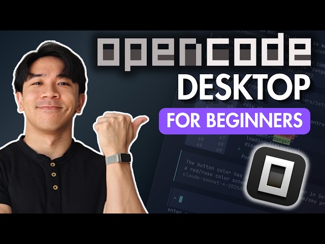 Learn 80% of OpenCode Desktop in 20 Minutes! | Full Beginner Tutorial