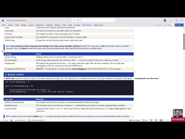 Week 5 - Chapter 5 Review, and Chapter 6 Arrays Lecture