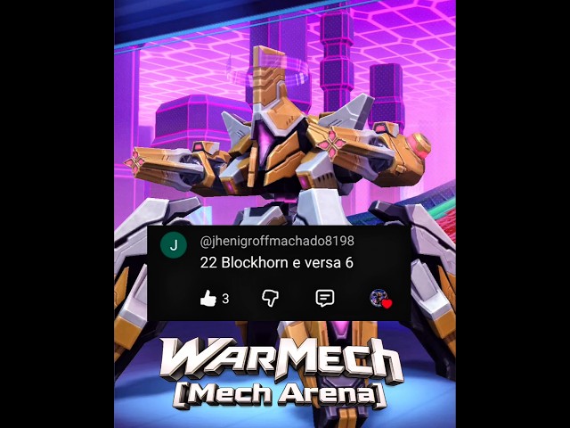 Blockhorn + Versa 6 🔥☠️ [Mech Arena] #mecharena