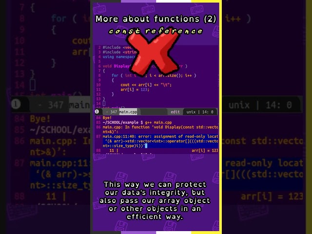 Even more about functions in C++ #cplusplus #cpp #programming #functions #arrays #overloading
