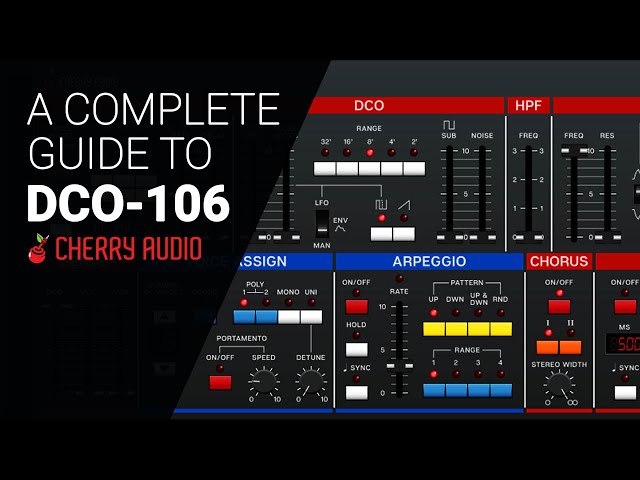 DCO-106 from Cherry Audio, complete deep dive guide tutorial