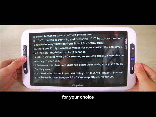 Pangoo 10HD Handheld Digital Reading Aids Video Magnifier
