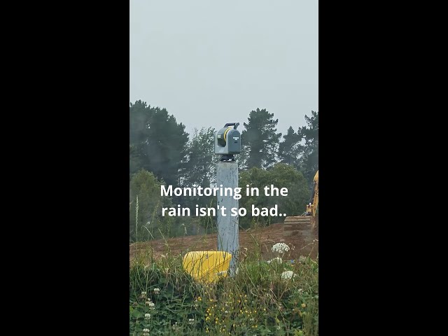Monitoring in the rain ins't so bad 🌧️ 😄