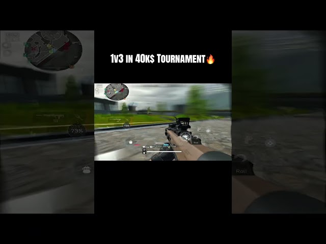 1v3 in Delta Force Mobile 40K$ Tournament🔥  #deltaforcegame #panda40k #ad #deltaforcemobile