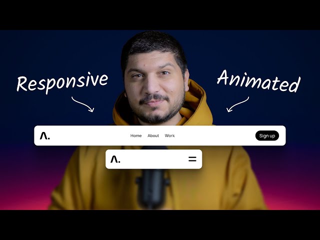 Framer Fully Responsive Navbar (Only video you will ever need)