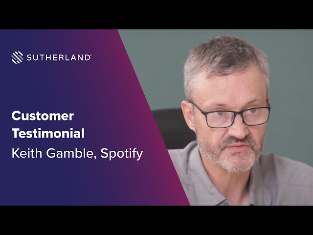 Customer Testimonial: Keith Gamble, Spotify