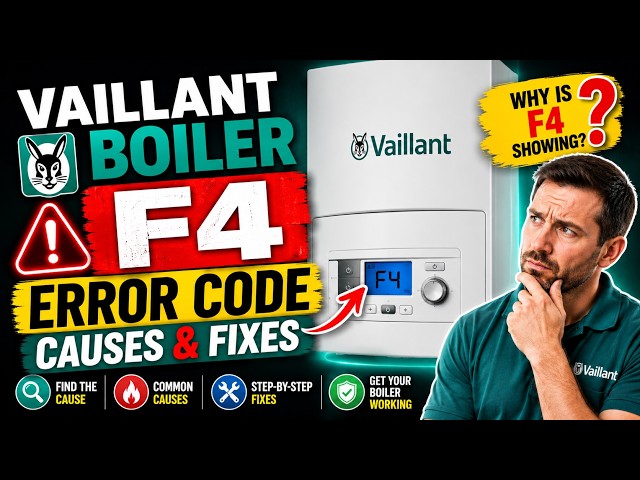 Vaillant Boiler F4 Error Code: Causes & Fixes