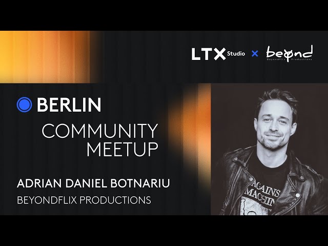 Blending AI and Live Performance in Filmmaking | Berlin Community Talk