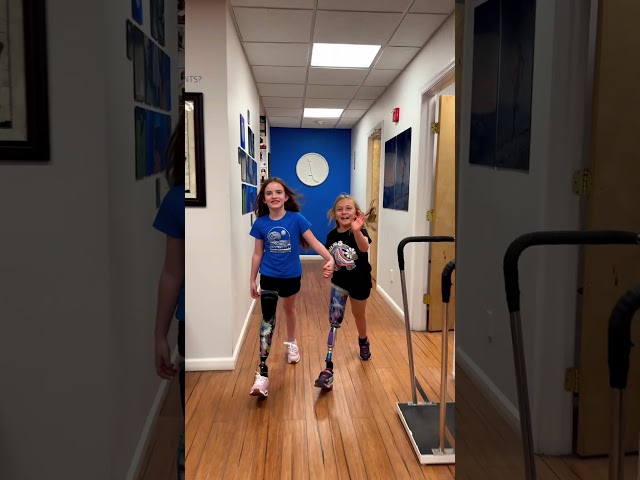 Talia and Charlie, Prosthetic Users, Meet for the First Time