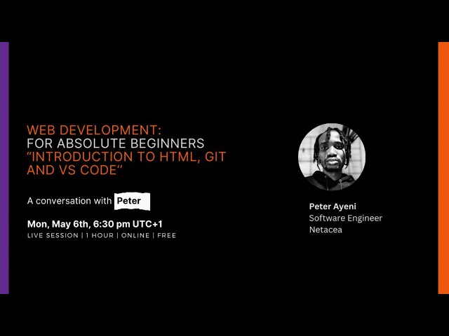 Web development: For beginners “Introduction to HTML, Git and Vs Code‘‘