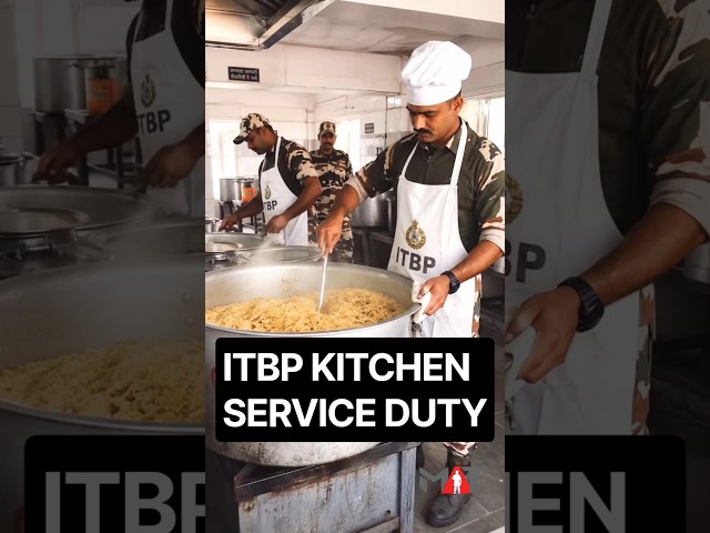 ITBP Kitchen Service Cook की Duty क्या होती है? 😱 | Qualification & Exam Date 2026 #shorts