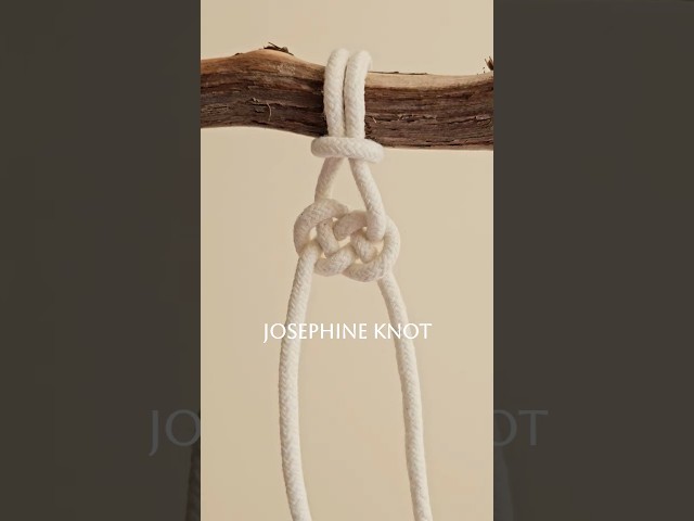 Josephine Knot(Carrick Bend) #macrame #JosephineKnot #CarrickBend #Macrame #MacrameKnots #Shorts#diy