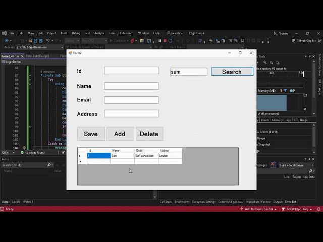 Vb.Net - Search Value in Datagridview Using Button
