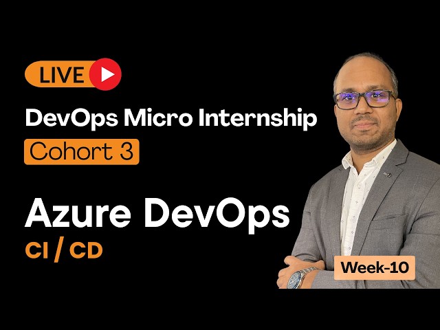 DMI Cohort 3 — Week 10: Azure DevOps (CI/CD)