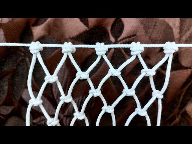Macrame Net Making | How to Make a Rope Net – Easy DIY