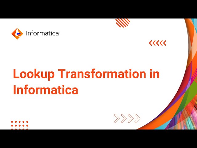 Lookup Transformation in Informatica (Part 1)