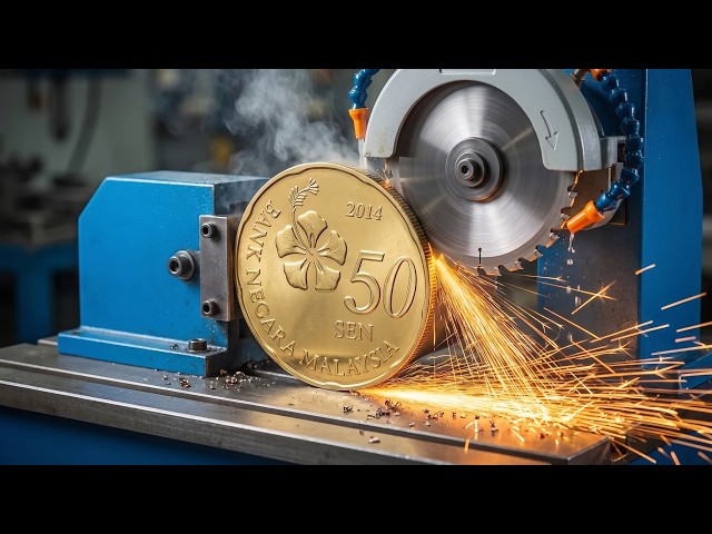 Inside the Malaysia Mint: The Secret Process of Making Coins (full process)