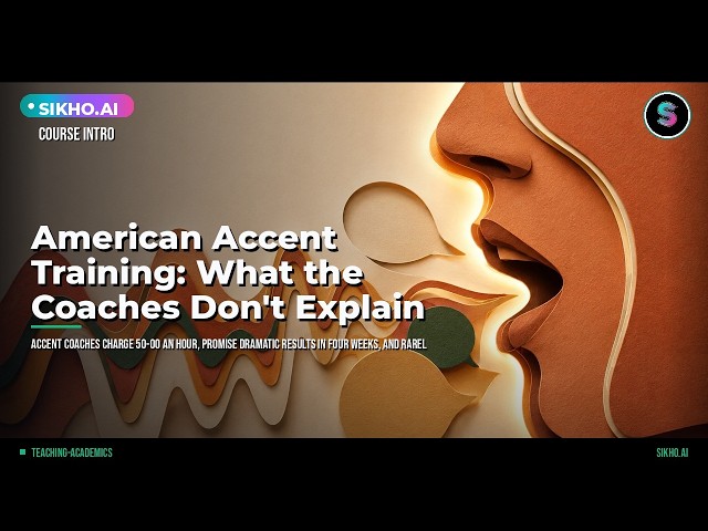 American Accent Training: Sound Natural & Professional | Sikho.ai