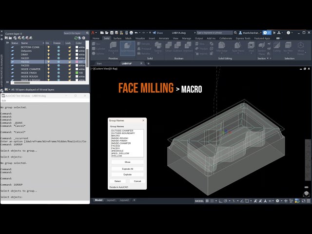 LAB03 - FACE MILLING - Macro with IF [cond.] GOTOn