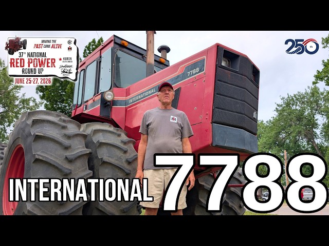 A RARE International 7788 at RED POWER Roundup '26 #farmall51 #redpowermagazine