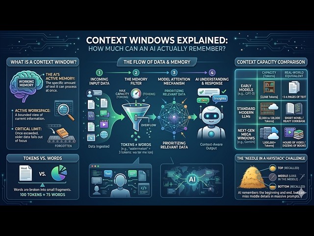 Context Windows Explained: How Much Can an AI Actually Remember?