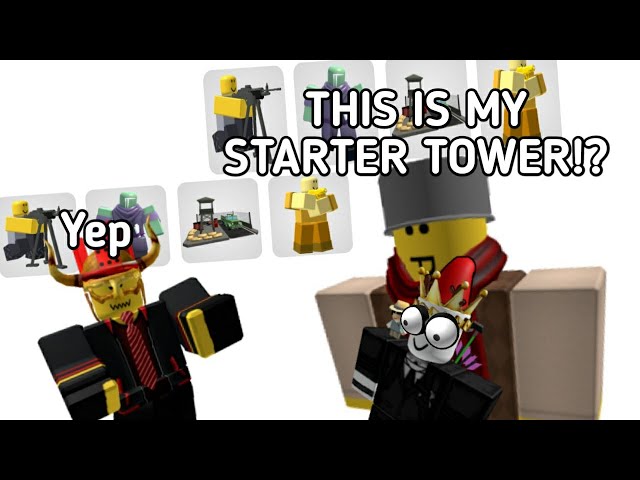 If Random Starter Tower [In Nutshell] - Tower defense simulator [Roblox] Memes