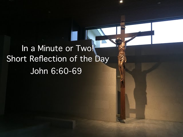 In a minute or two! Short reflection of the day.