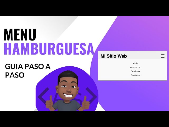 Creación de un Menú de Hamburguesa