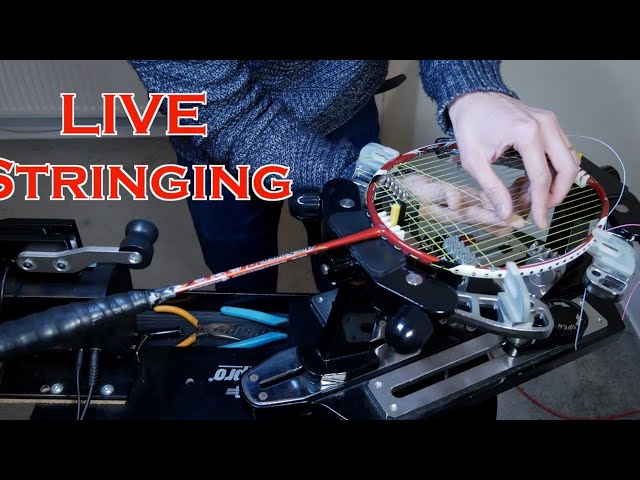 LIVE Badminton Racket Stringing CKYEW