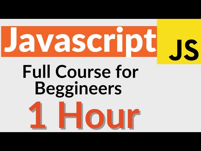 JavaScript Full Course for Beginners in 1 Hour | Learn JavaScript in 1 Hour