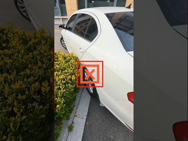 Easy Car Distance Tips for Beginners #driving #learning #shortvideo #parallelparking