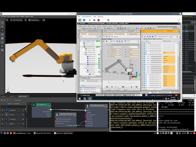 Digital Twin #1 — Offline PLC/Sim Comparison | S7-1500T + ROS2 + Isaac Sim