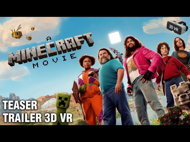 A Minecraft Movie (2025) Teaser Trailer 3D SBS VR 4K