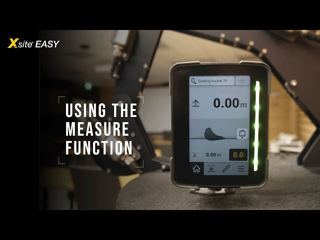 How To USE the MEASURE FUNCTION - Xsite EASY | Tutorials