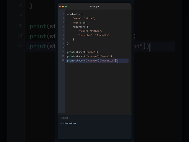 Python Nested Dictionaries Explained | Beginner Python Tutorial