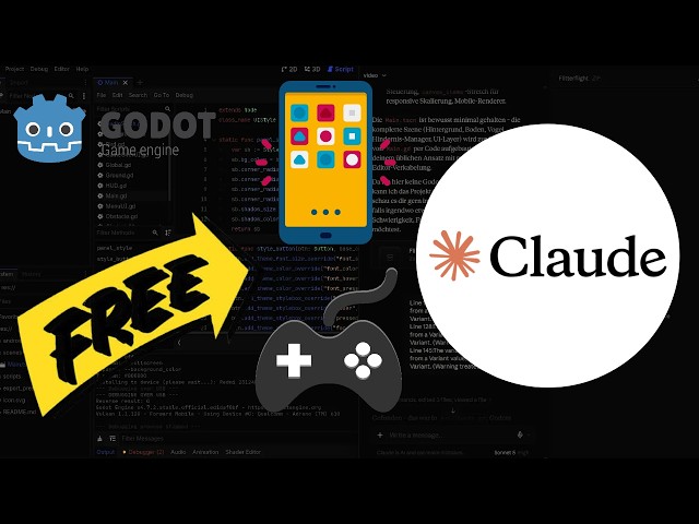 Create Games with Claude AI & Godot for FREE – Make Money from Your Games!