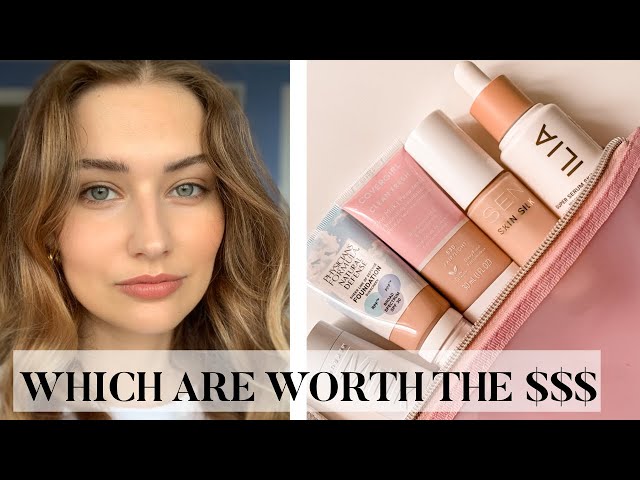 Rating All Of My Clean Foundations | A Guide To Clean Beauty Bases