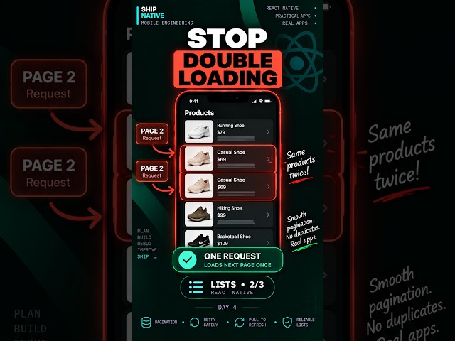 Stop Loading the Same Page Twice | React Native FlatList