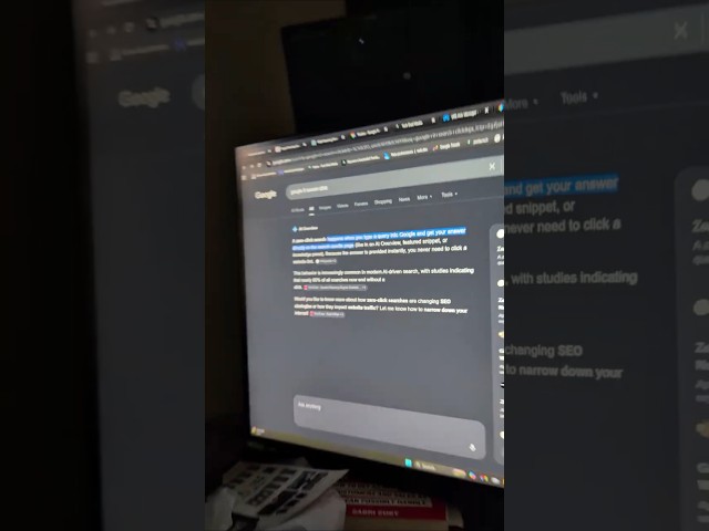 Zero click search is killing your damn traffic