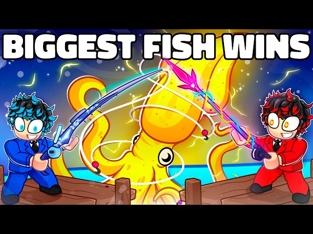 Catch the BIGGEST Fish, Win 10,000 Robux