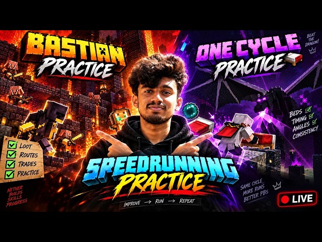 minecraft speedrunning practice ???