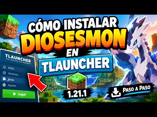 HOW TO INSTALL DIOSESMON on TLAUNCHER 1.21.1 🔥 | EASY Tutorial