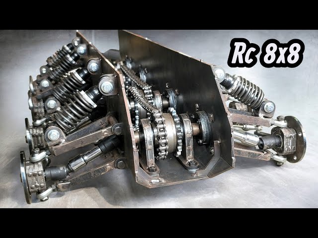homemade Armored vehicle 8x8, part 3 |rc action homemade