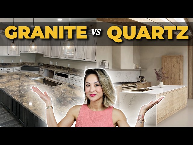 DON’T Buy Countertops Until You Watch This! Quartz vs. Granite | Julie Khuu