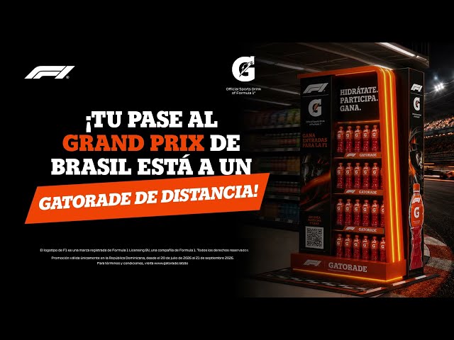 El supermercado se convirtió en pista y la meta es Brasil. 🏁