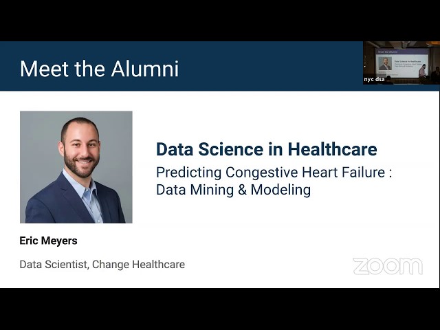 Data Science in Healthcare- Capstone Presentation | NYCDSA Open House