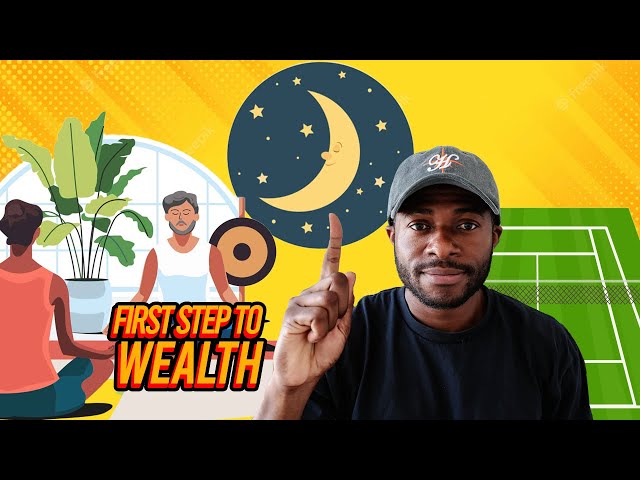 HEALTH IS YOUR WEALTH, This is the first step to building wealth !